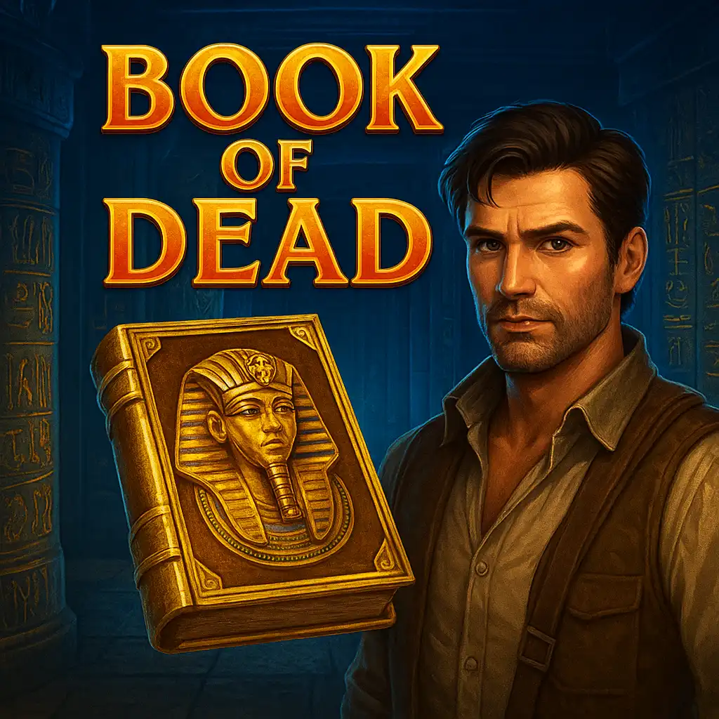 Book Of Dead slot game cover art